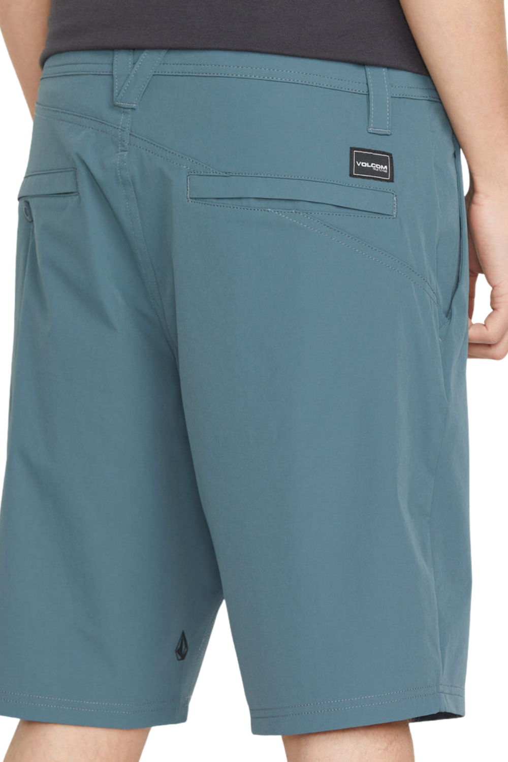 Volcom Frickin Cross Shred Mens 20" Hybrid Shorts Dark Slate