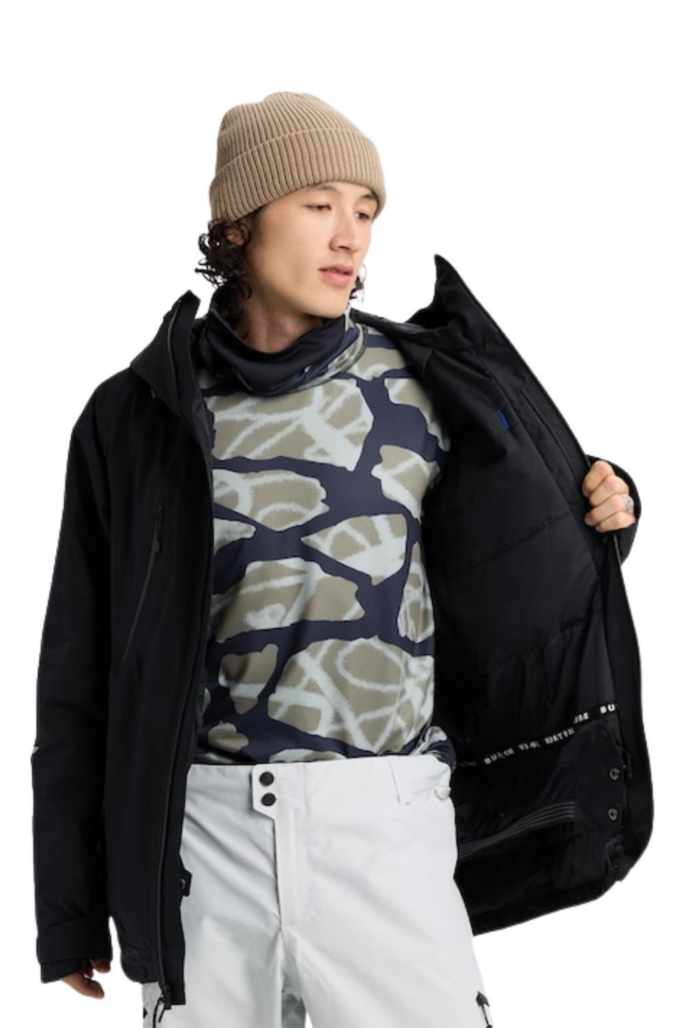 Burton Mens Reserve Gore-Tex 2L Insulated Snow Jacket True Black