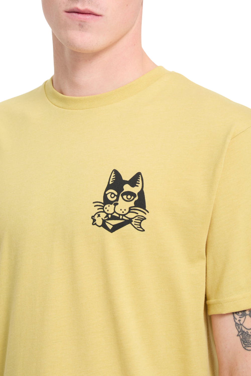 Volcom Tasty Mens T-Shirt Mustard