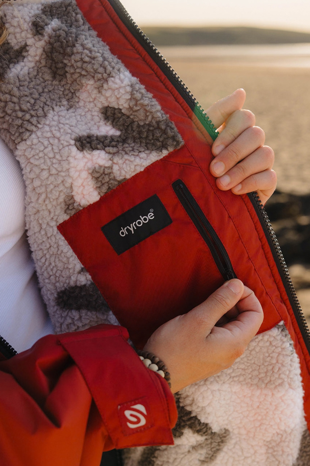 Dryrobe Advance Long Sleeve Changing Robe Burnt Orange