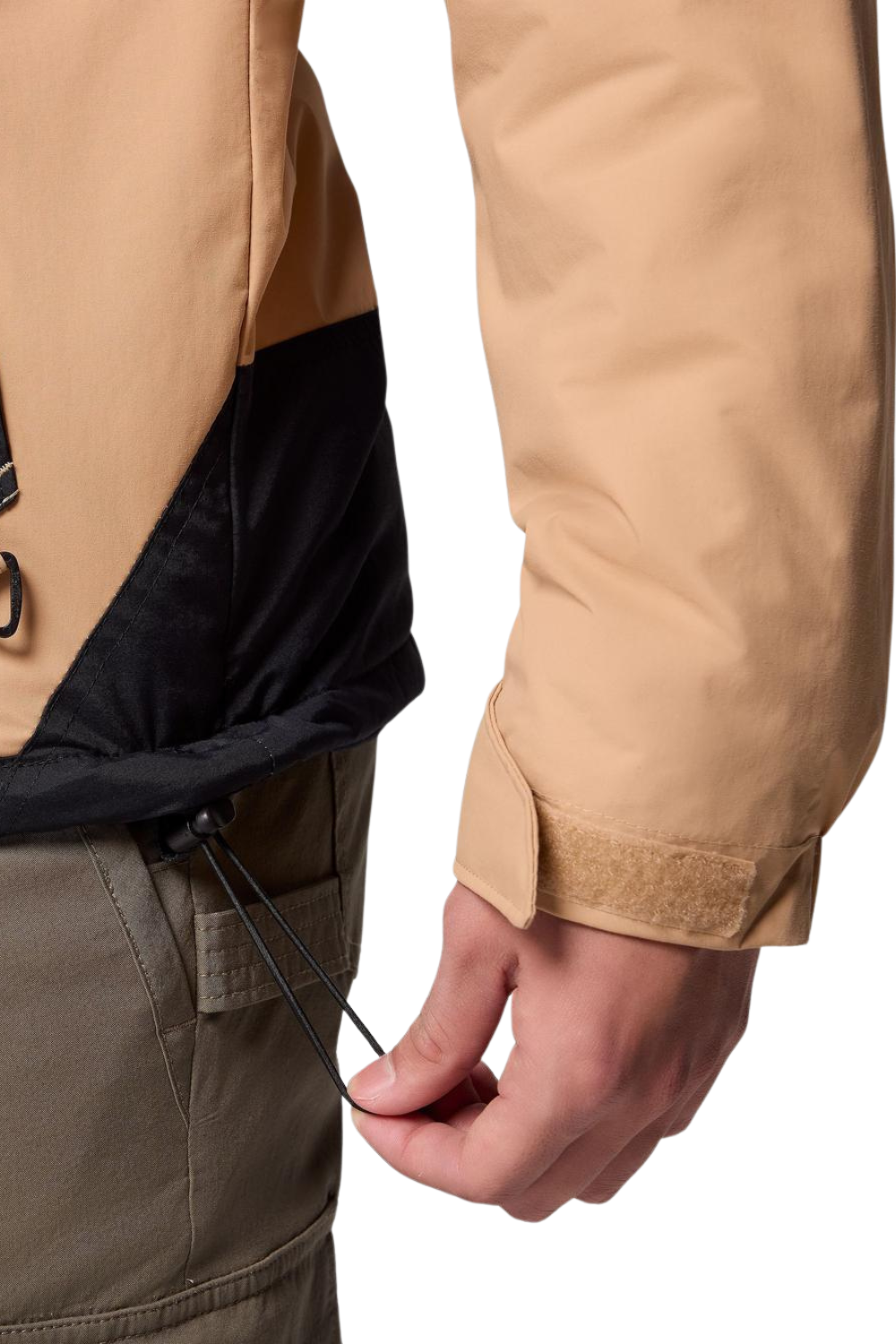 Columbia Mens Challenger II Insulated Pullover Jacket Canoe/Black