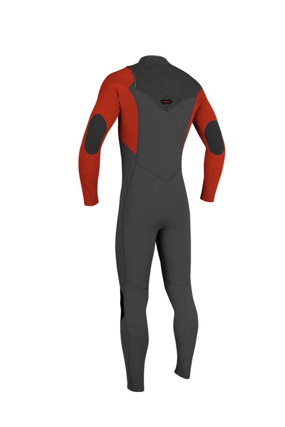 O'Neill Hyperfreak 4/3+ Youth Wetsuit Chest Zip Raven/Red