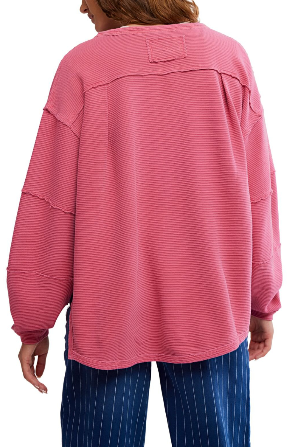 Free People Total Eclipse Tee Hibiscus Pop