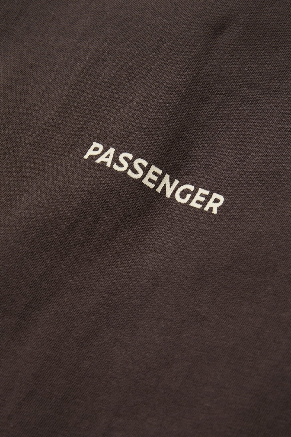 Passenger Cutout Mens Organic Cotton T-Shirt Espresso