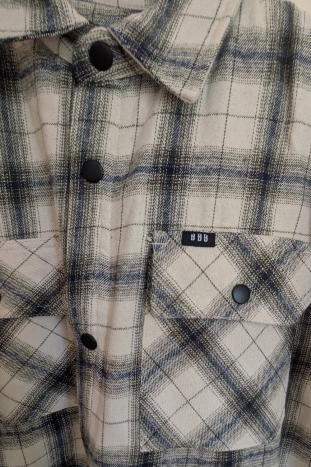 BamBooBay Paddy Mens Overshirt Green/White