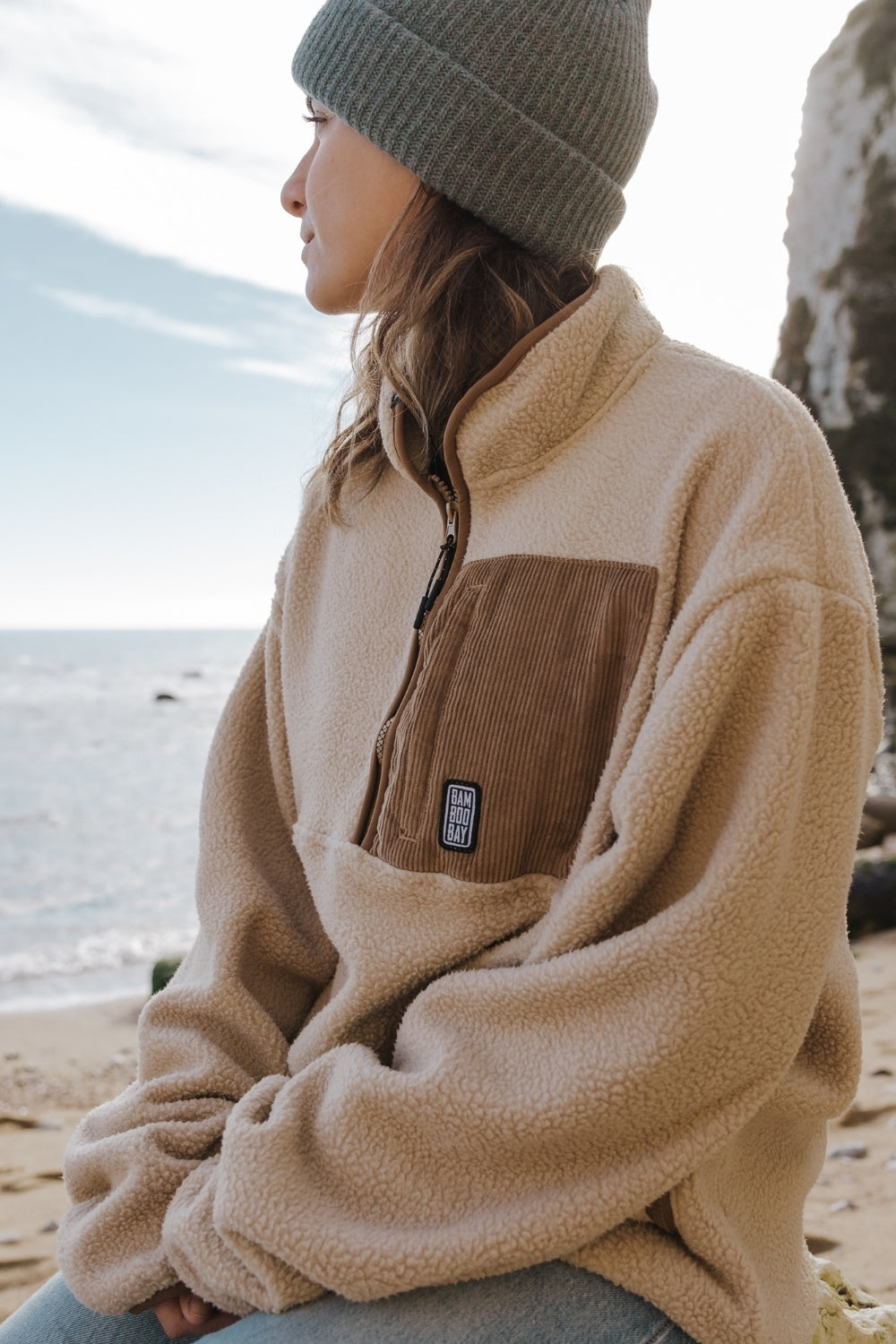 BamBooBay Boulder Fleece Natural