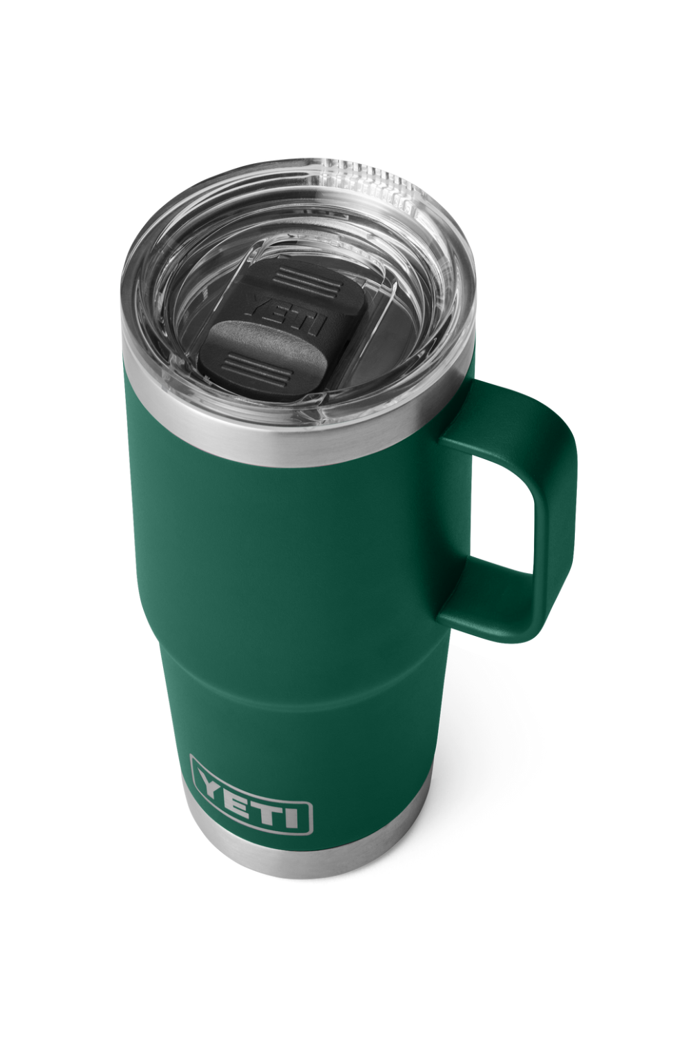 Yeti Rambler 20 Oz Travel Mug Black Forest Green