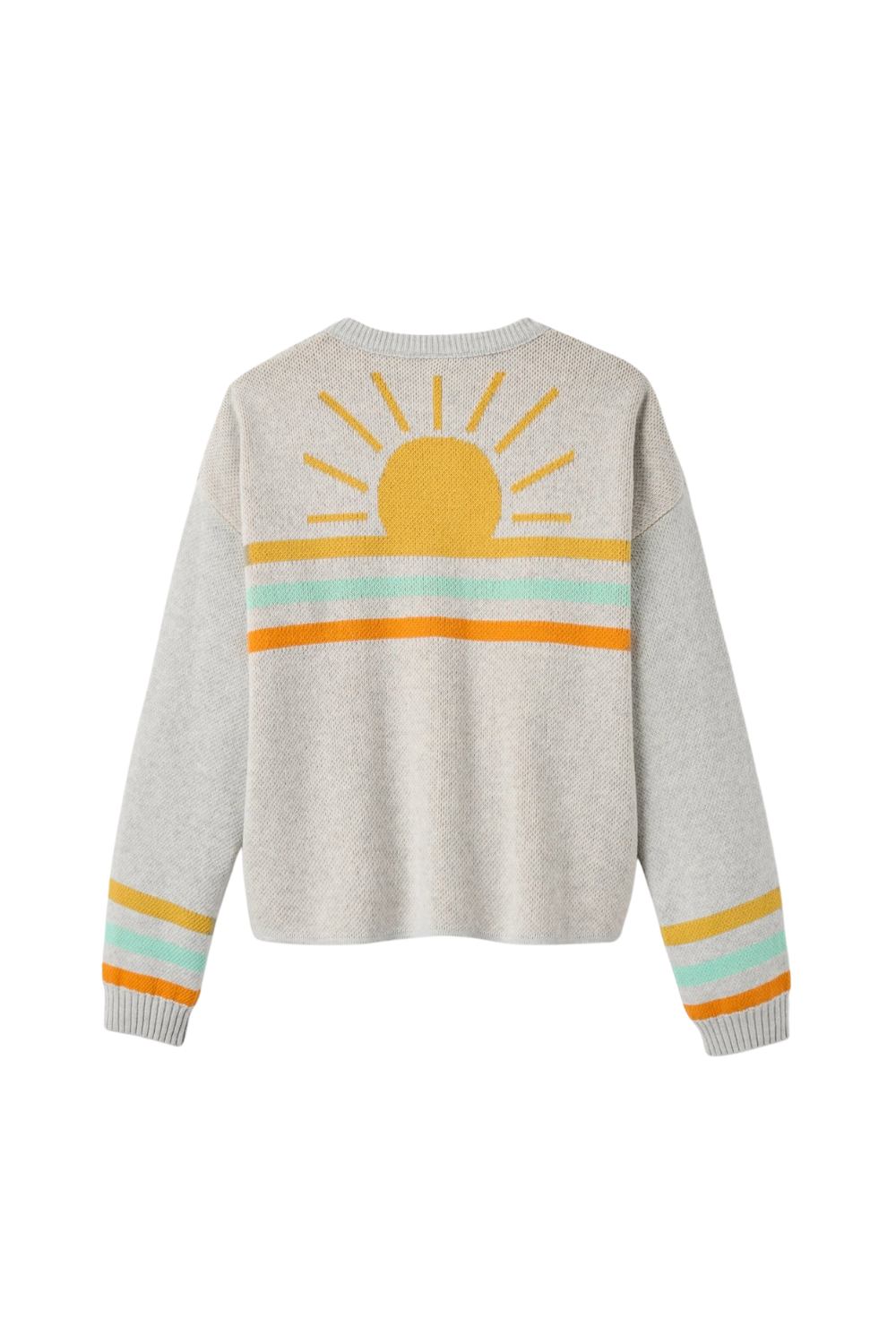 Passenger Dawner Womens Knitted Cardigan Light Grey Marl