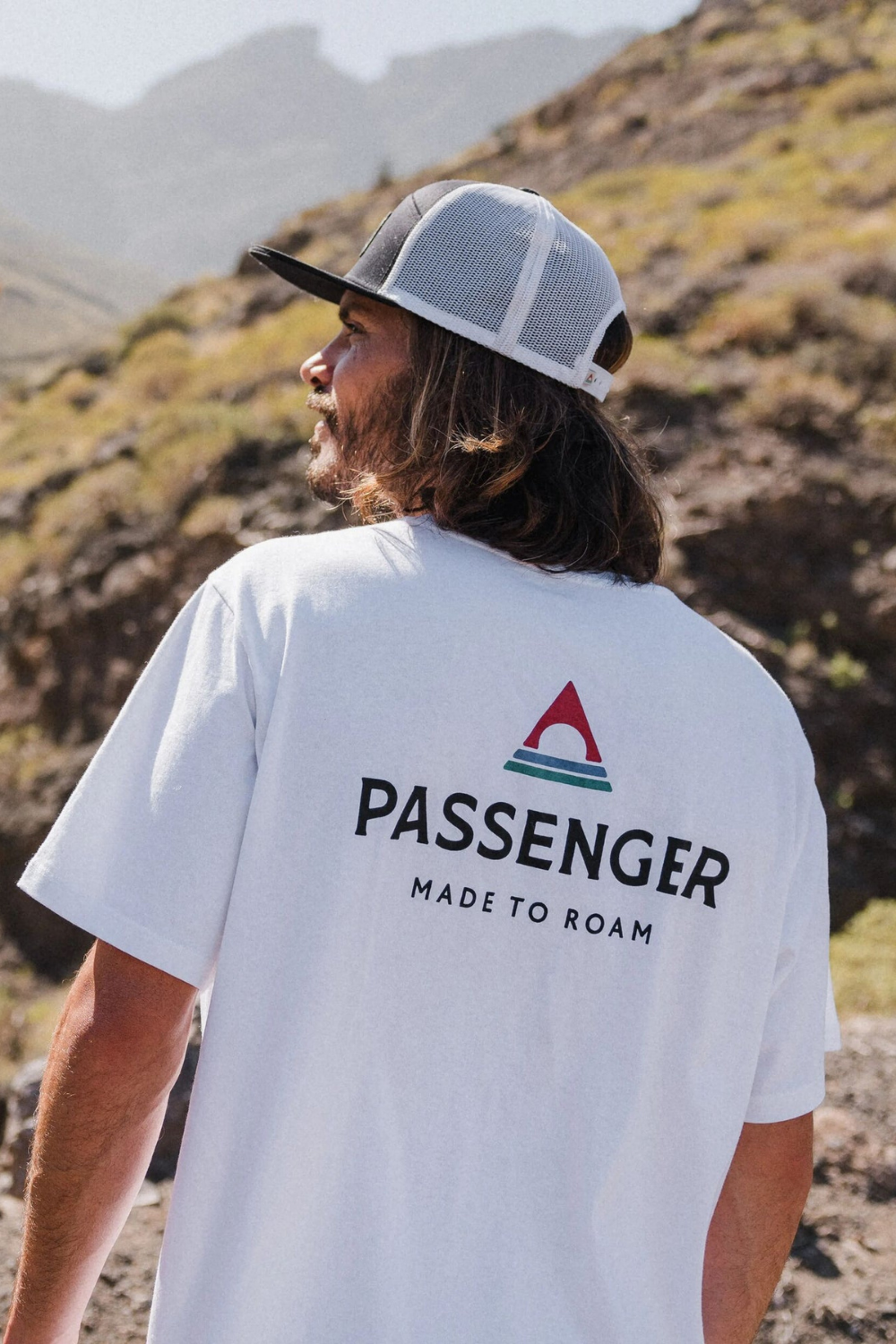 Passenger Mens Recycled Cotton T-Shirt White