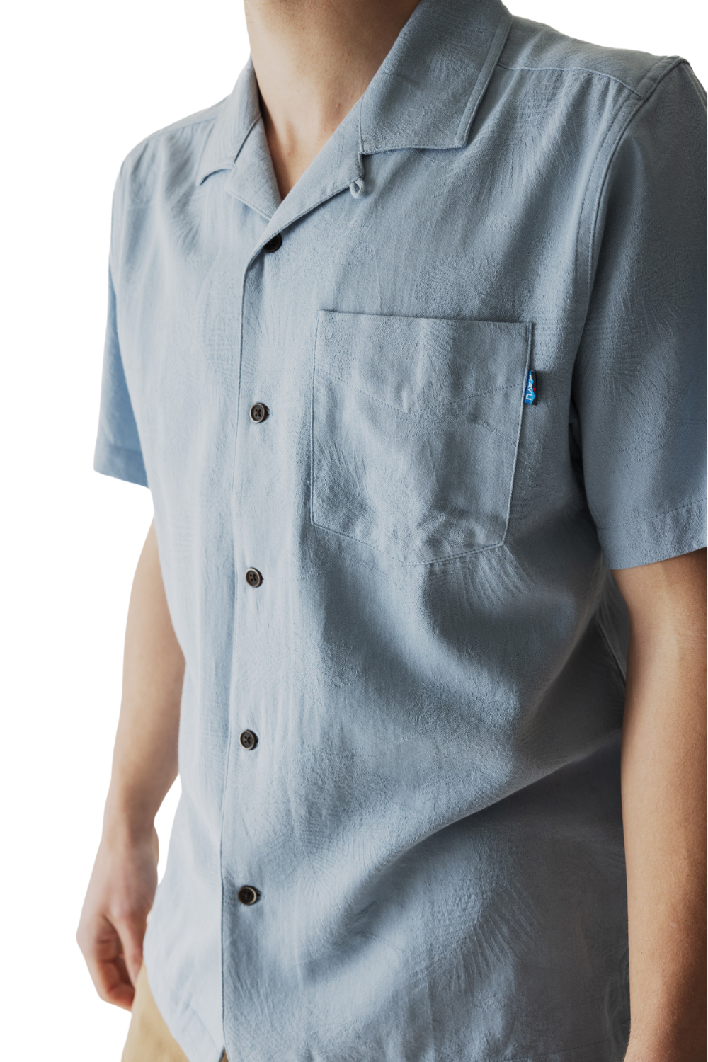 Kavu Deckhouse Mens Short Sleeve Shirt Tropical Fog