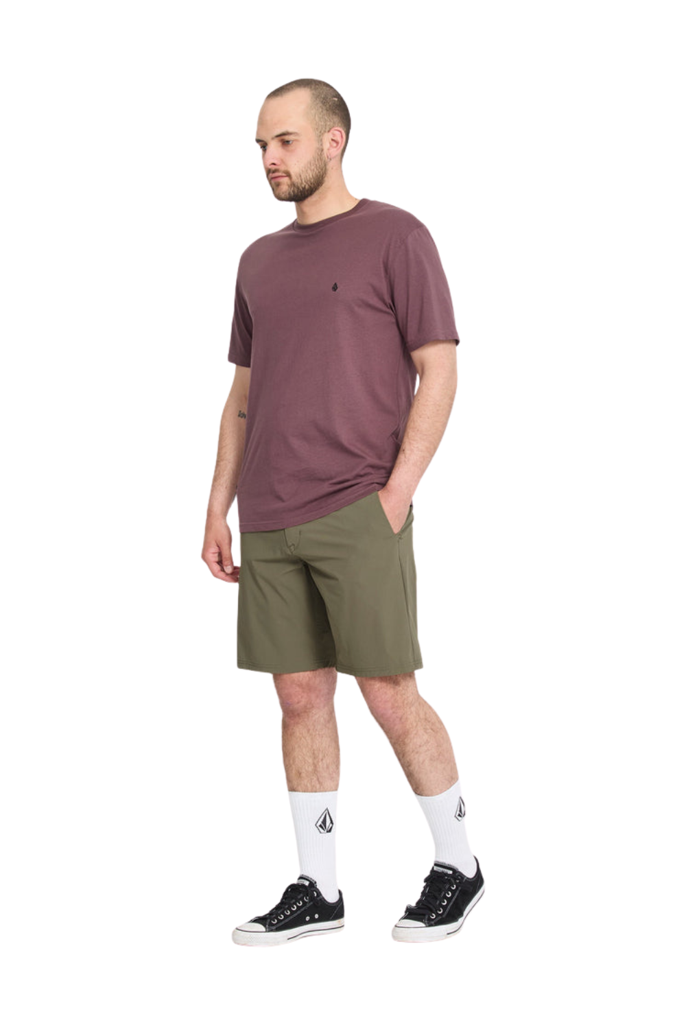 Volcom Frickin Cross Shred Mens 20" Hybrid Shorts Surplus