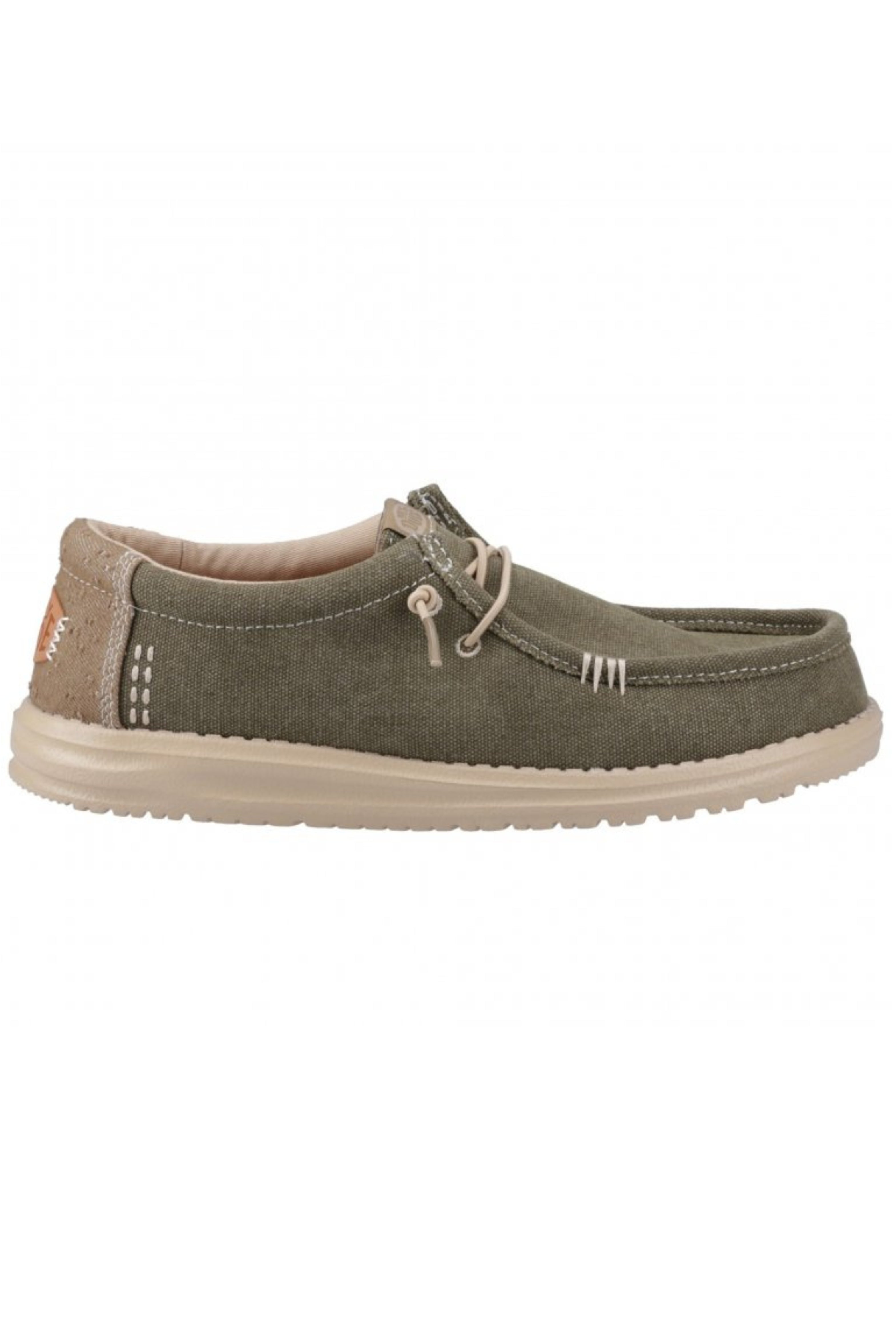 Hey Dude Wally Workwear Shoe Dusky Green Irish Cream