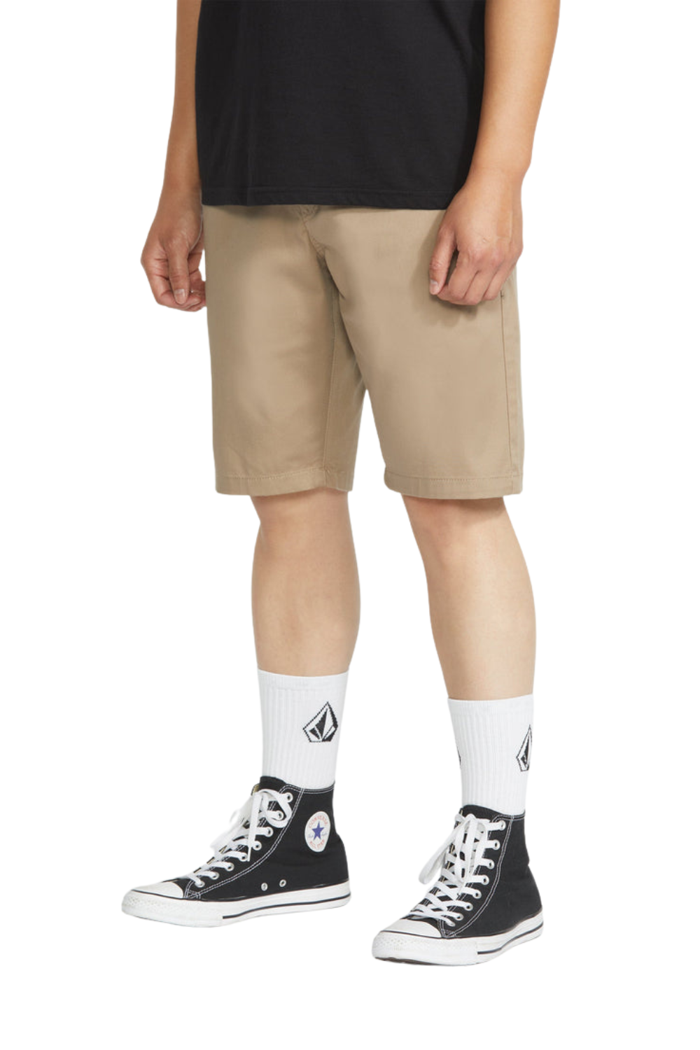 Volcom Frickin Modern Stretch Mens 21" Shorts Khaki