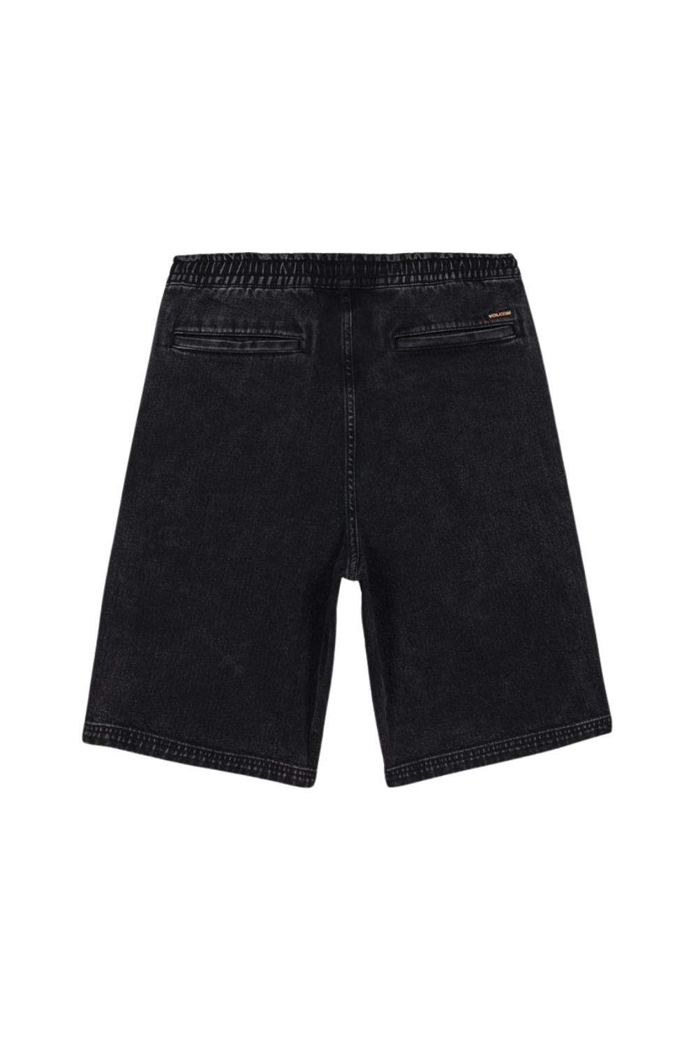 Volcom Freazy Denim Mens Elasticated Waist 22" Shorts Blackity Black