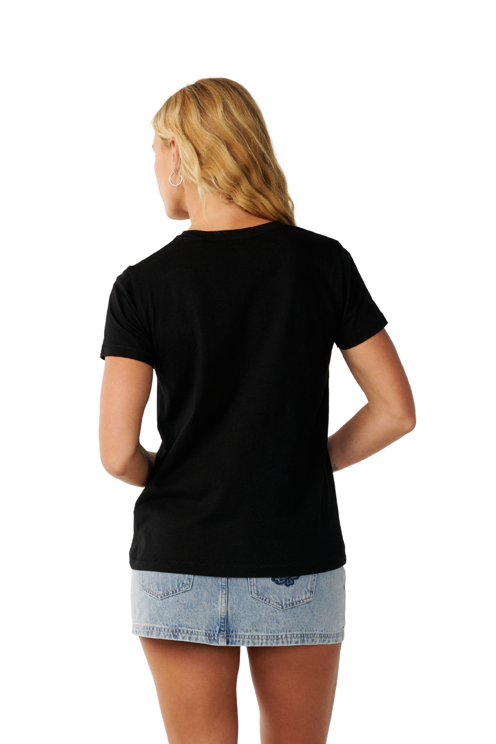 Rip Curl Party Wave Womens T-Shirt Black