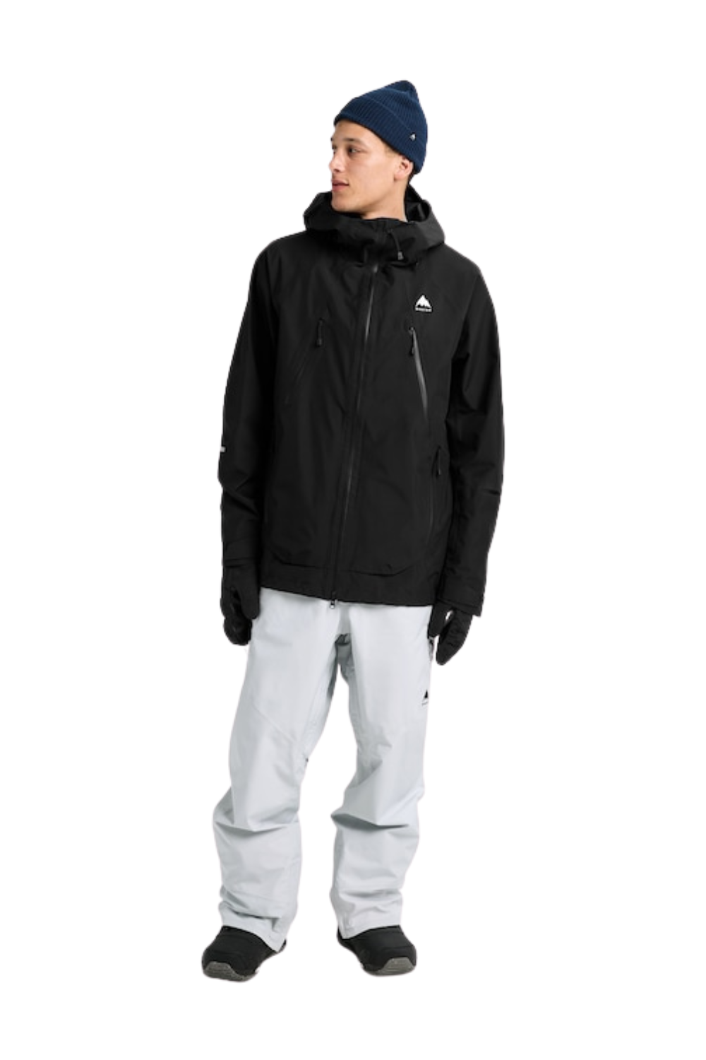 Burton Mens Reserve Gore-Tex 2L Shell Snow Jacket True Black