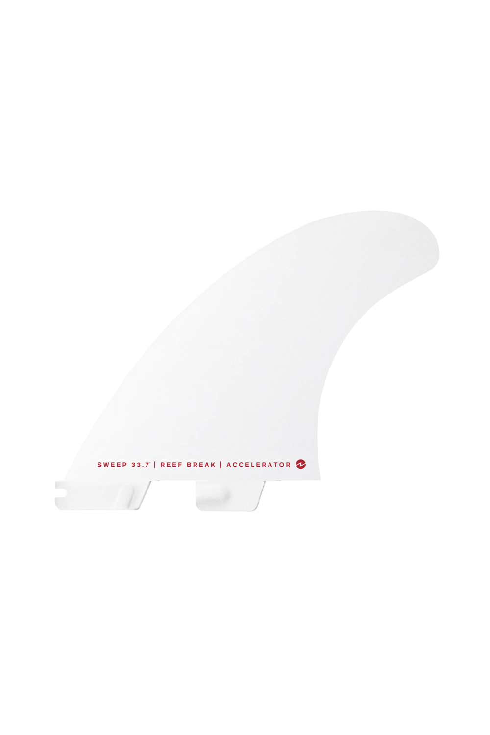 FCS II Accelerator PC Large Tri Surfboard Fins White