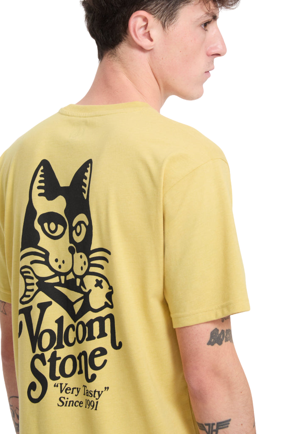 Volcom Tasty Mens T-Shirt Mustard