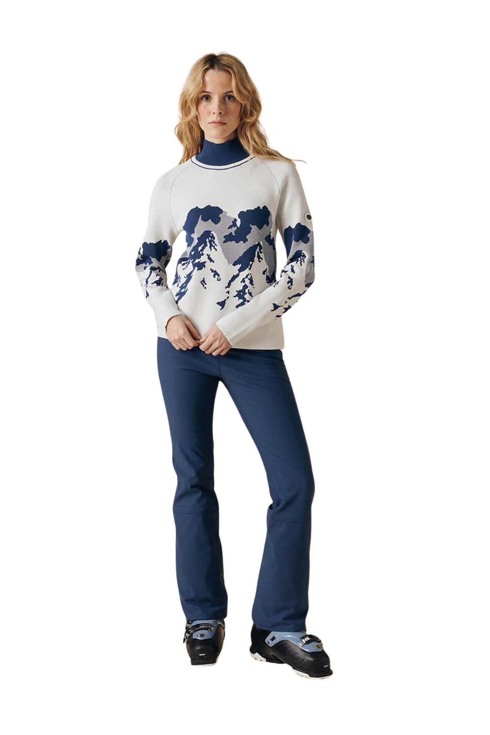 Poirve Blanc Ambre Womens Knit Pullover White