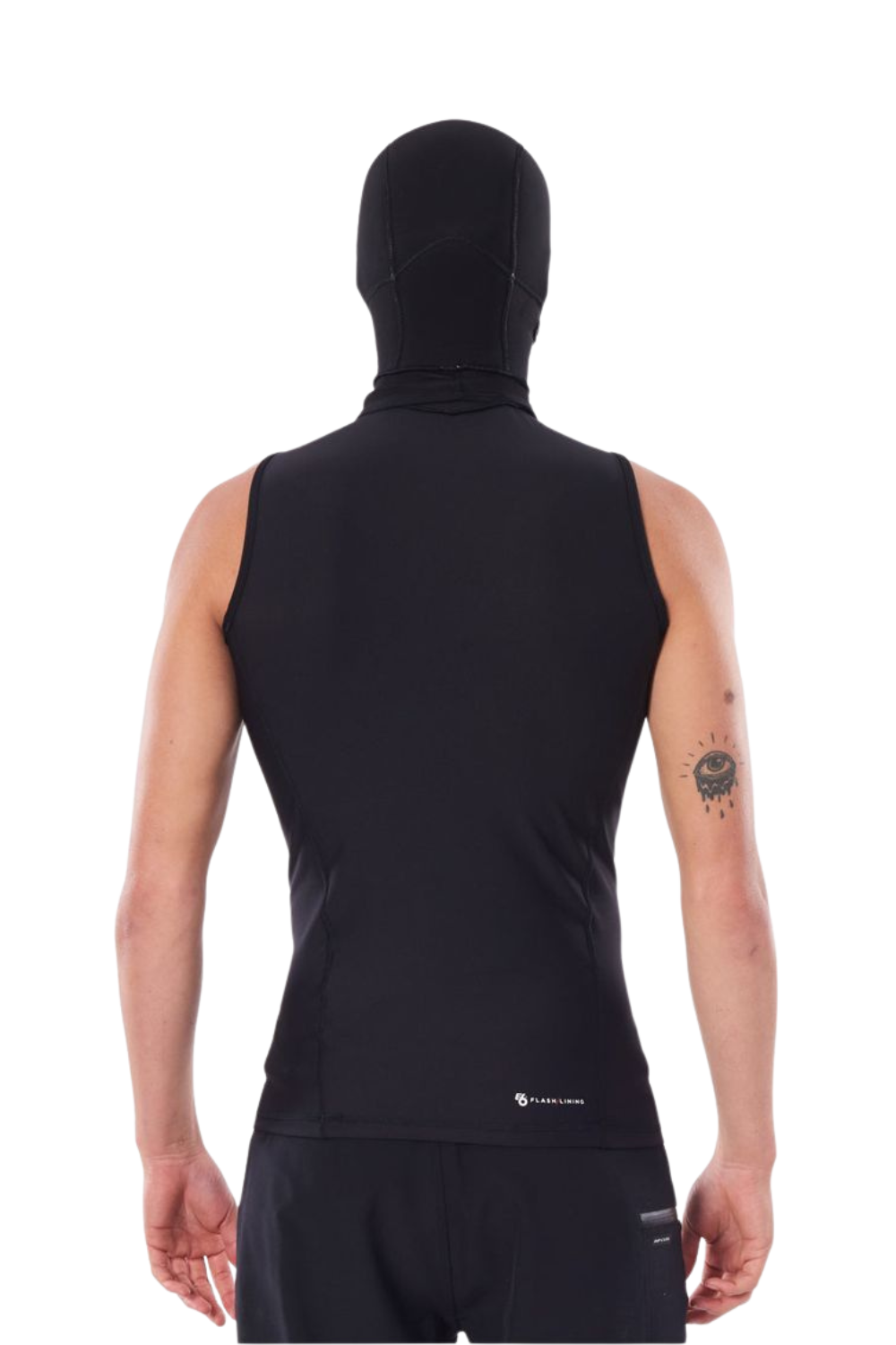 Rip Curl Flashbomb Polypro Hood Vest Black