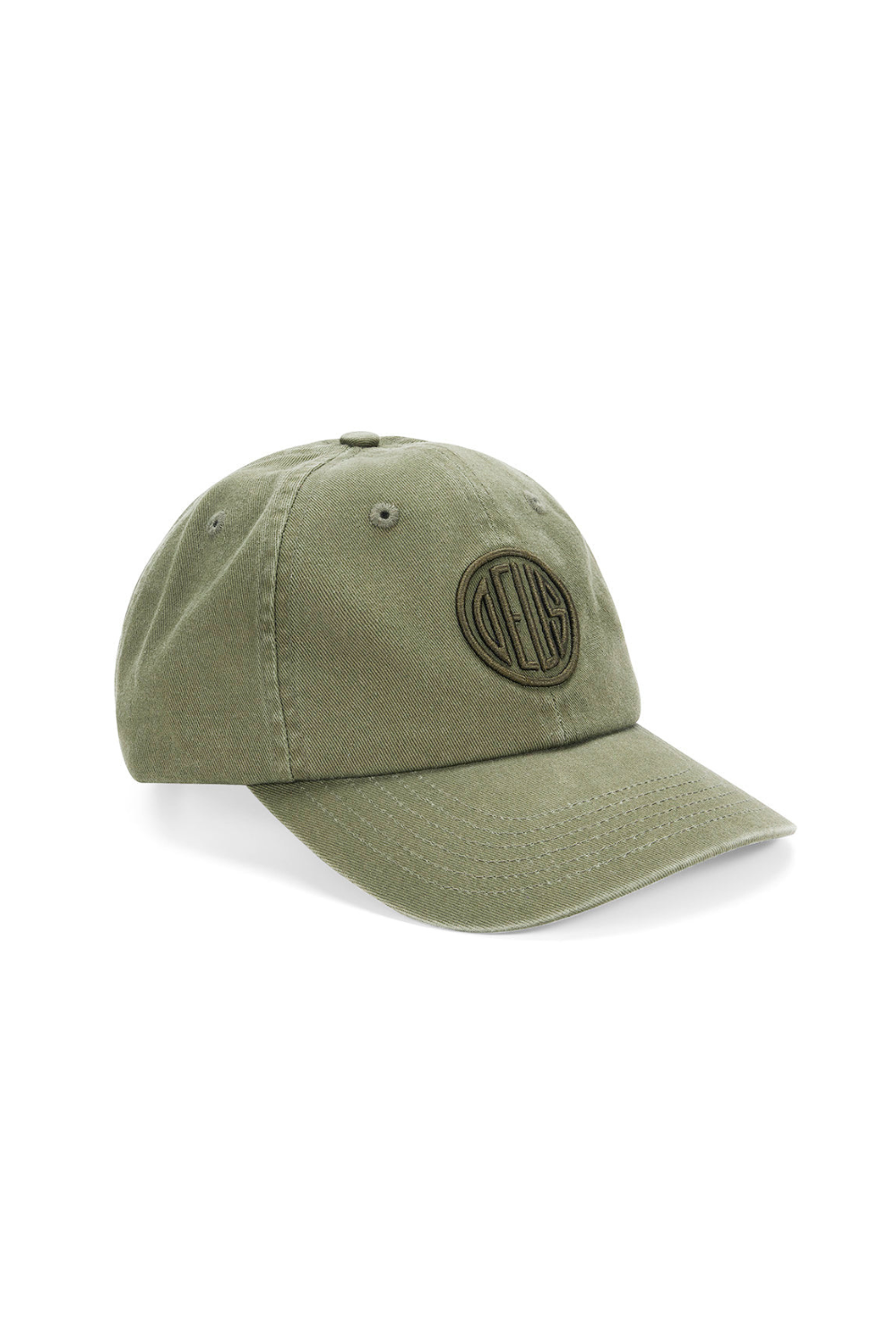 Deus Pill Logo Dad Cap Pine Green