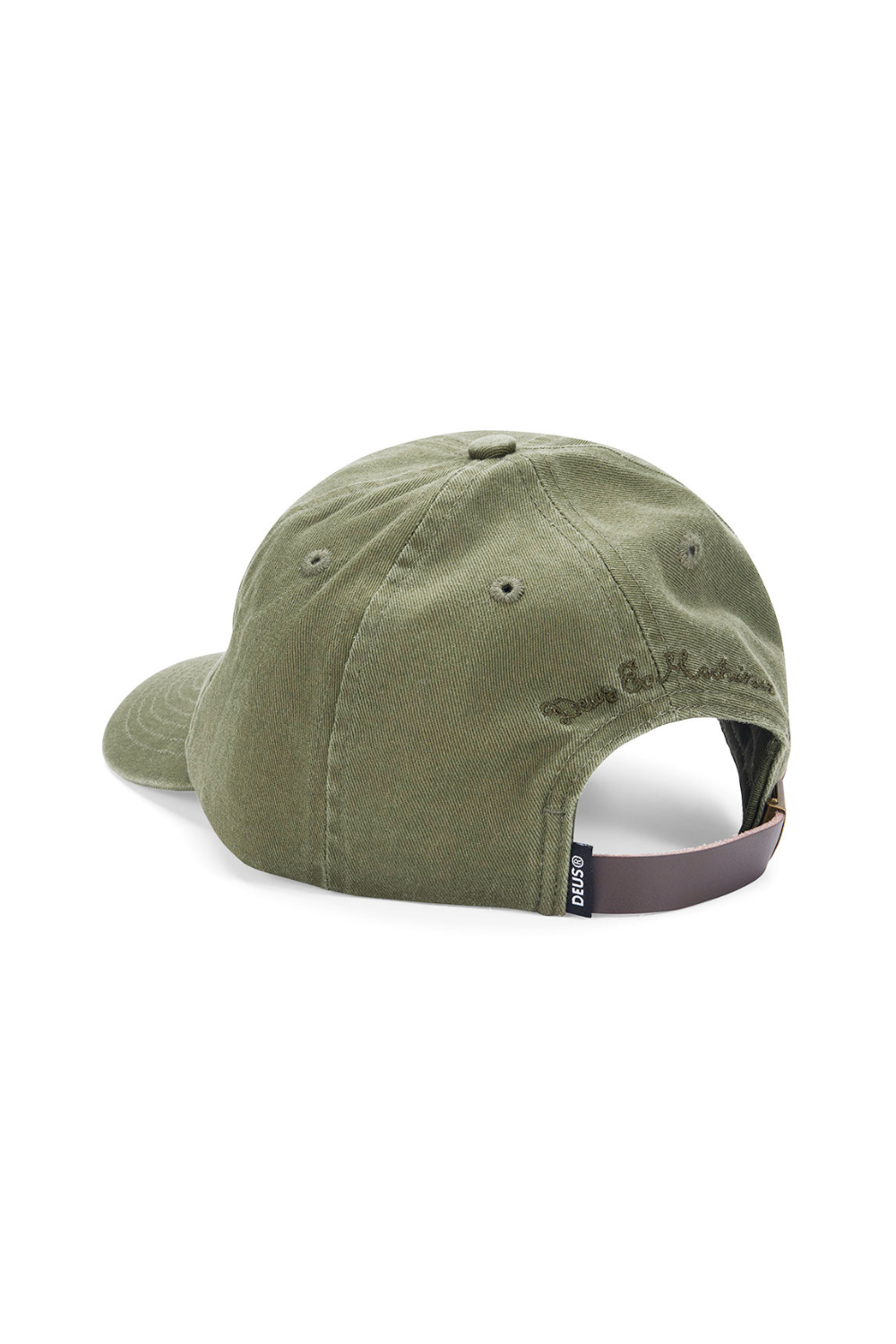 Deus Pill Logo Dad Cap Pine Green