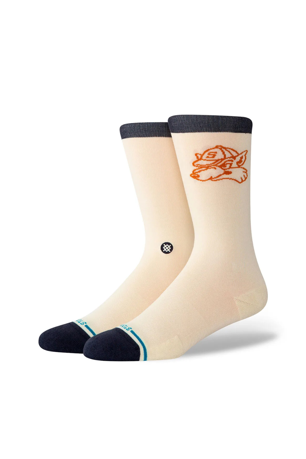 Stance Coyote Varsity Crew Socks Canvas
