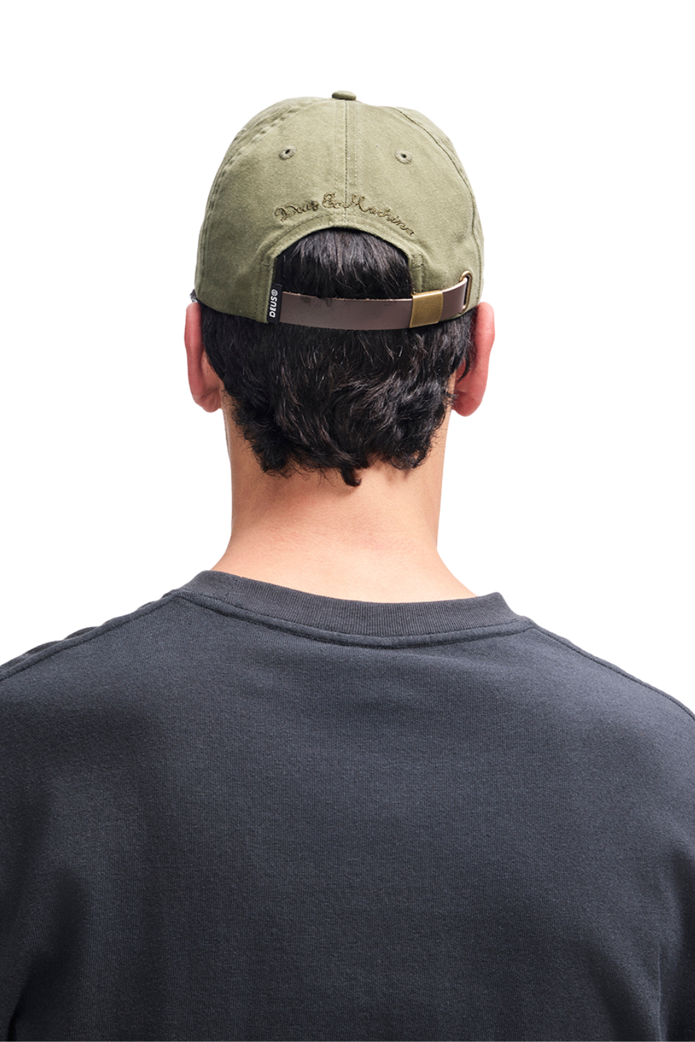 Deus Pill Logo Dad Cap Pine Green