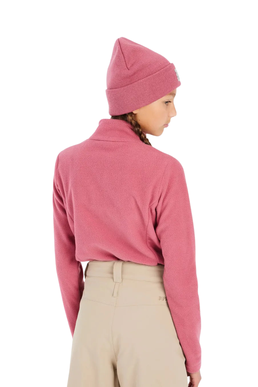 Protest Mutey Junior 1/4 Zip Top Rose Dust