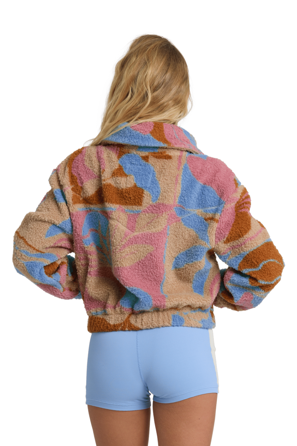 Billabong Barra Womens Half Zip Fleece Oatmeal