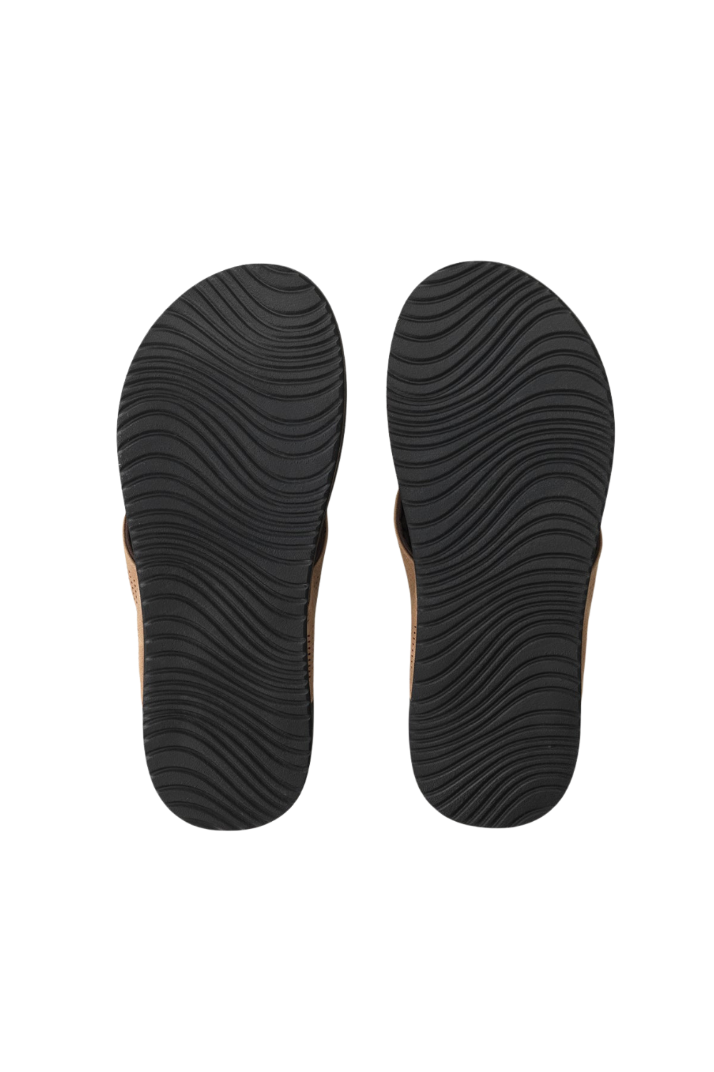 Rip Curl Chiba Bloom Mens Open Toe Flip Flops Brown/Black