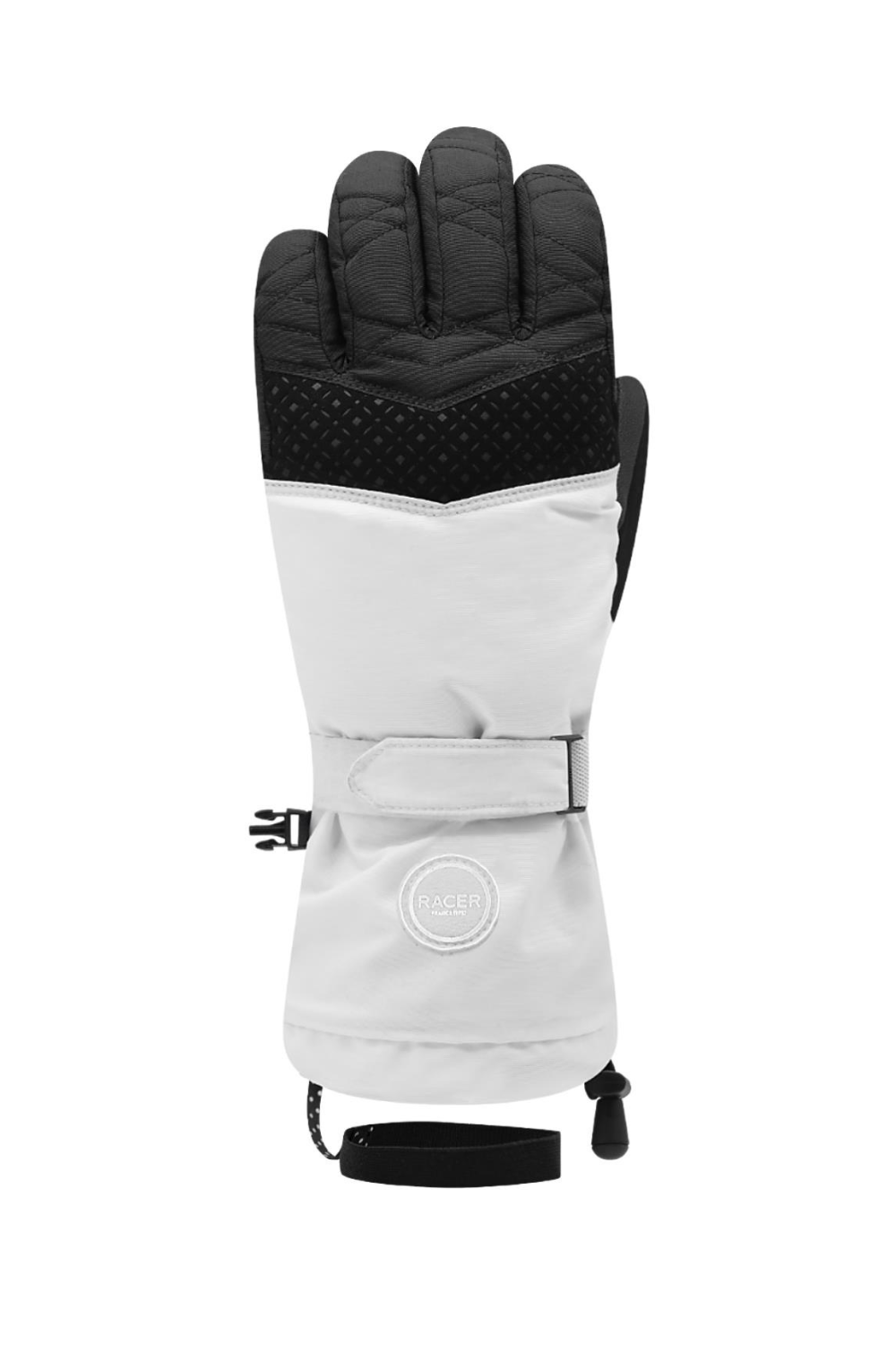 Racer Aloma 6 Womens Snow Gloves Black/White