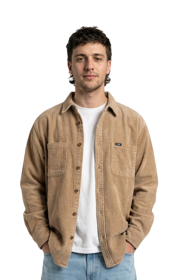 BamBooBay Chill Cord Long Sleeve Shirt Mushroom