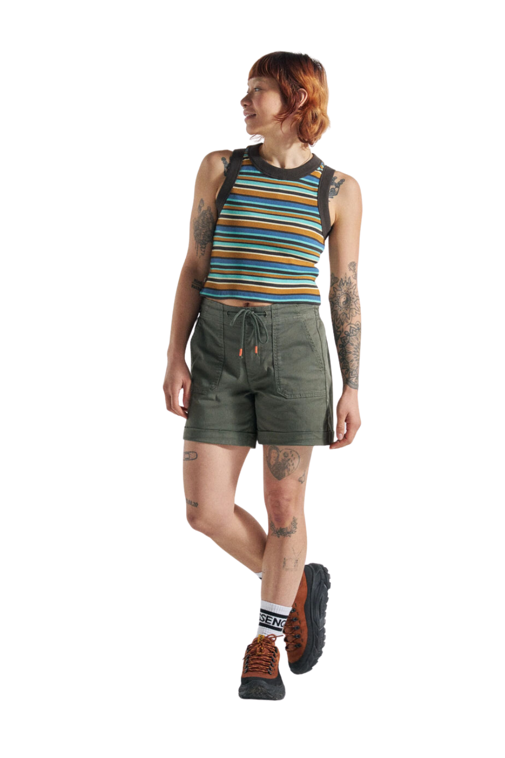 Passenger Carriso Womens Shorts Dusty Olive