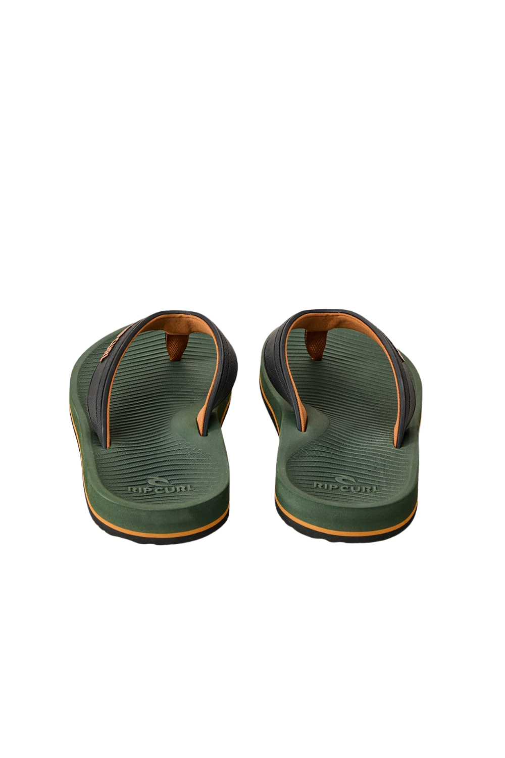 Rip Curl Tunnels Bloom Mens Open Toe Flip Flops Olive