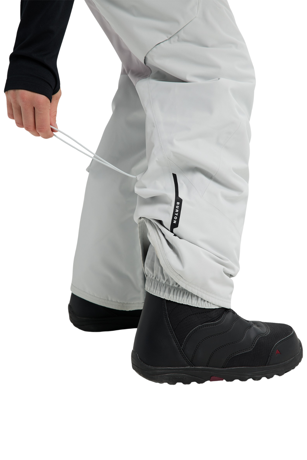 Burton Womens Reserve 2L Insulated Snow Pants Gray Cloud/Washed Lavender