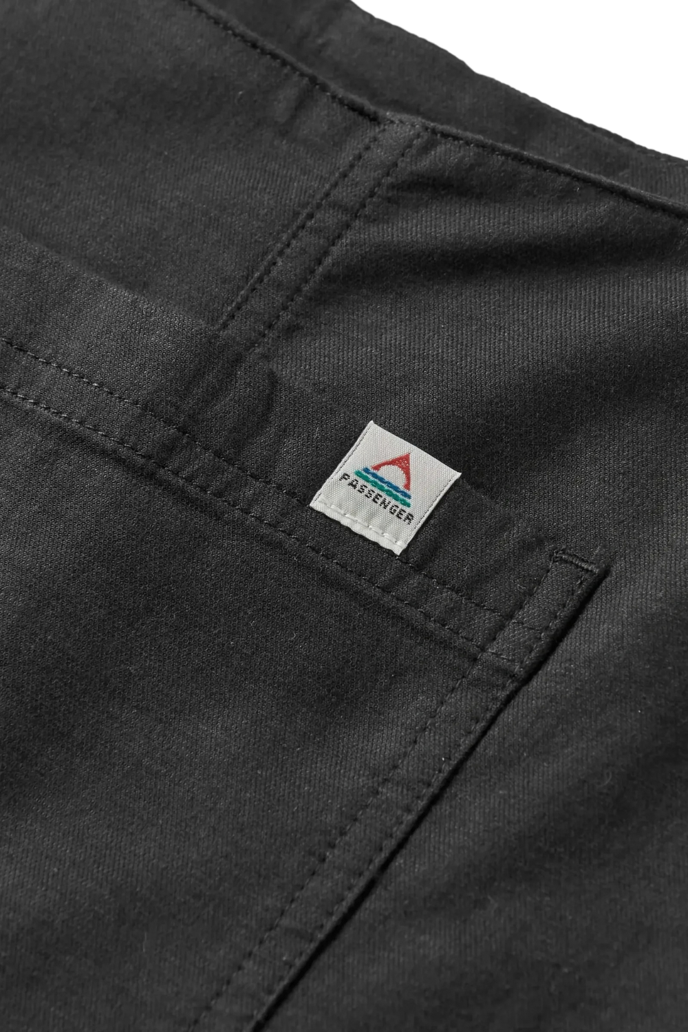 Passenger Meadows Womens Organic Cotton Dungarees Black