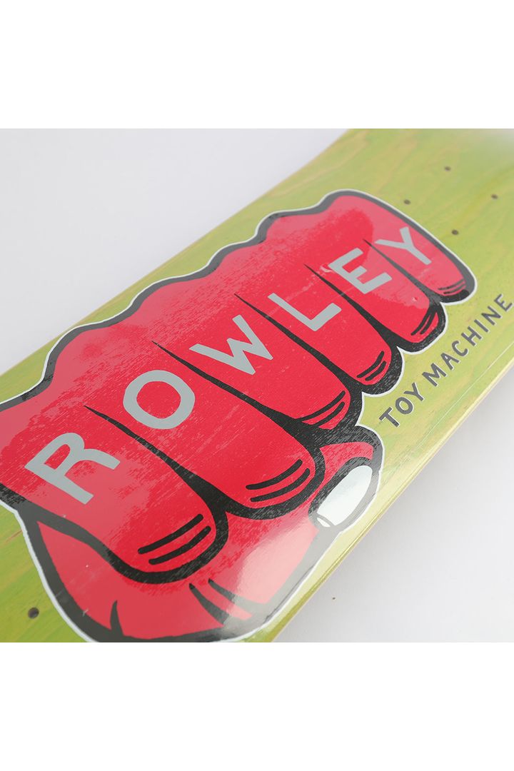 Toy Machine Geoff Rowley Red Fist Deck 8.5" (Assorted Ply) Multi