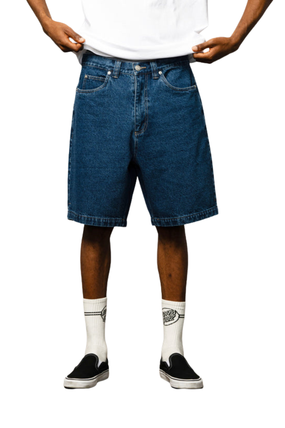 Santa Cruz Mens Big Shorts Classic Blue