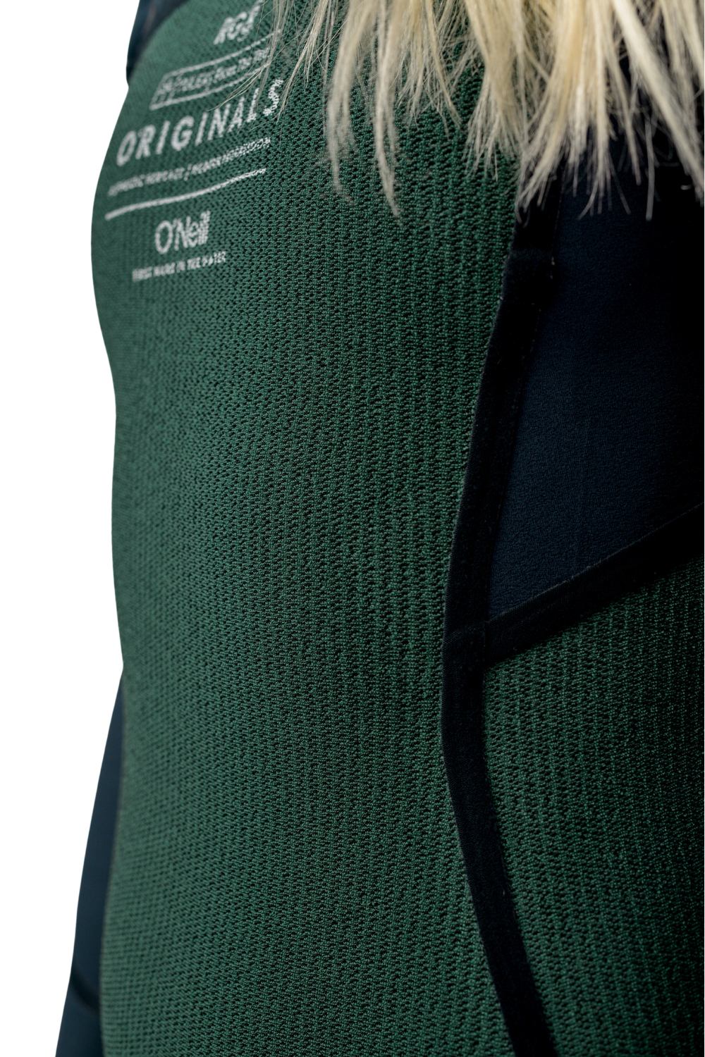 O'Neill Womens O'Riginal RG8 Yulex 4/3mm Chest Zip Wetsuit Black