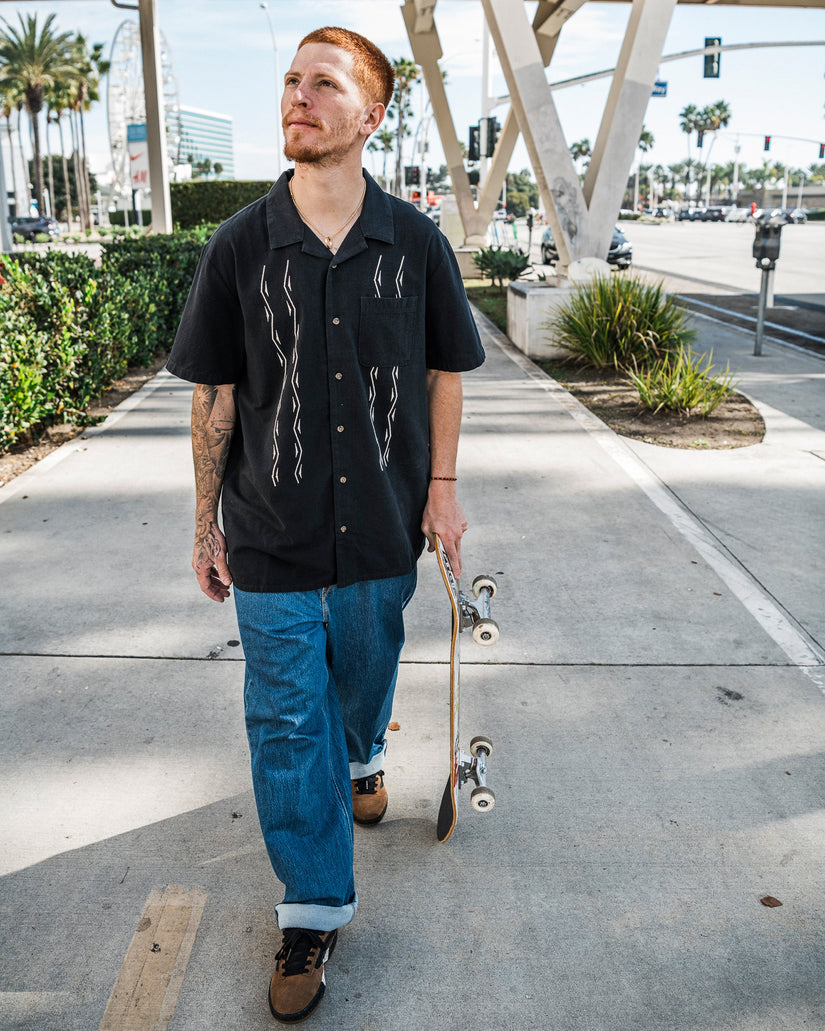 Volcom Bayamostone Short Sleeve Shirt Black