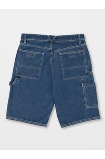 Volcom Labored Denim Utility Short - Indigo Ridge Wash