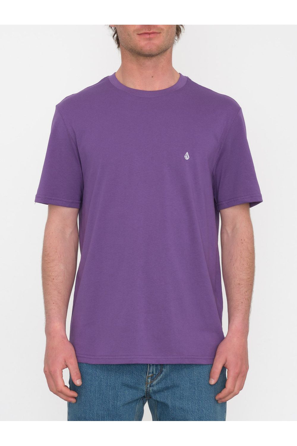 Volcom Stone Blanks Bsc Short Sleeve T-Shirt Deep Purple