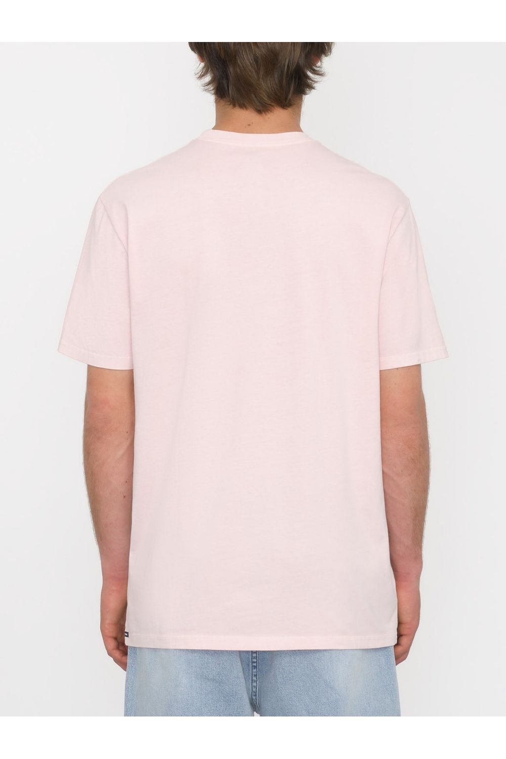 Volcom Solid Stone Emb Short Sleeve T-Shirt Lilac Ash