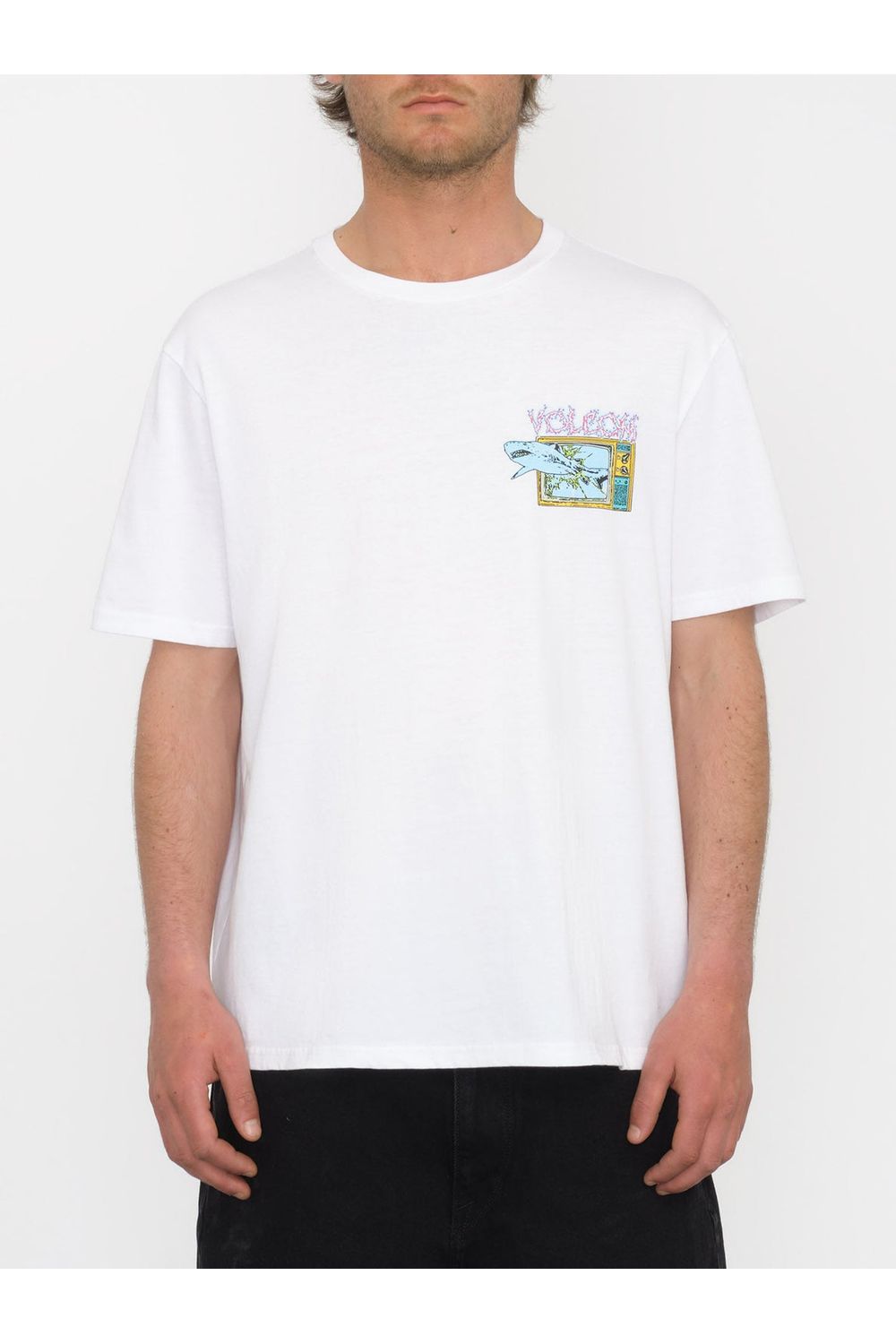 Volcom Frenchsurf Pw Short Sleeve T-Shirt White