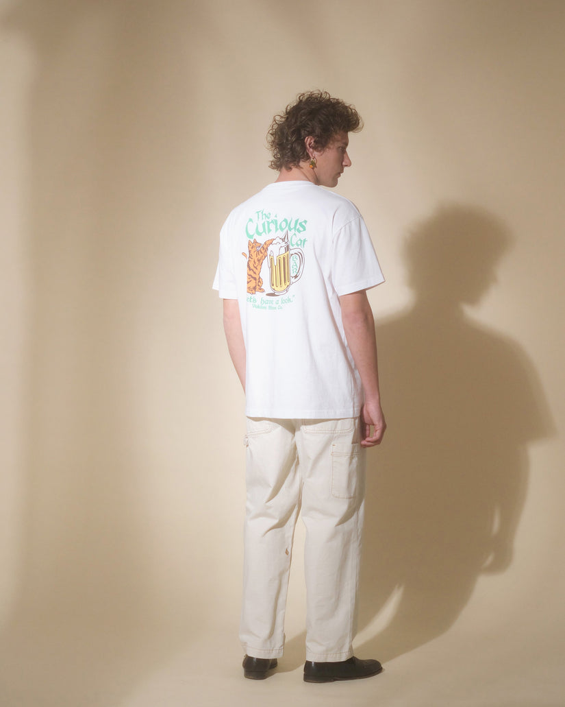 Volcom Curious Cat Short Sleeve T-Shirt White