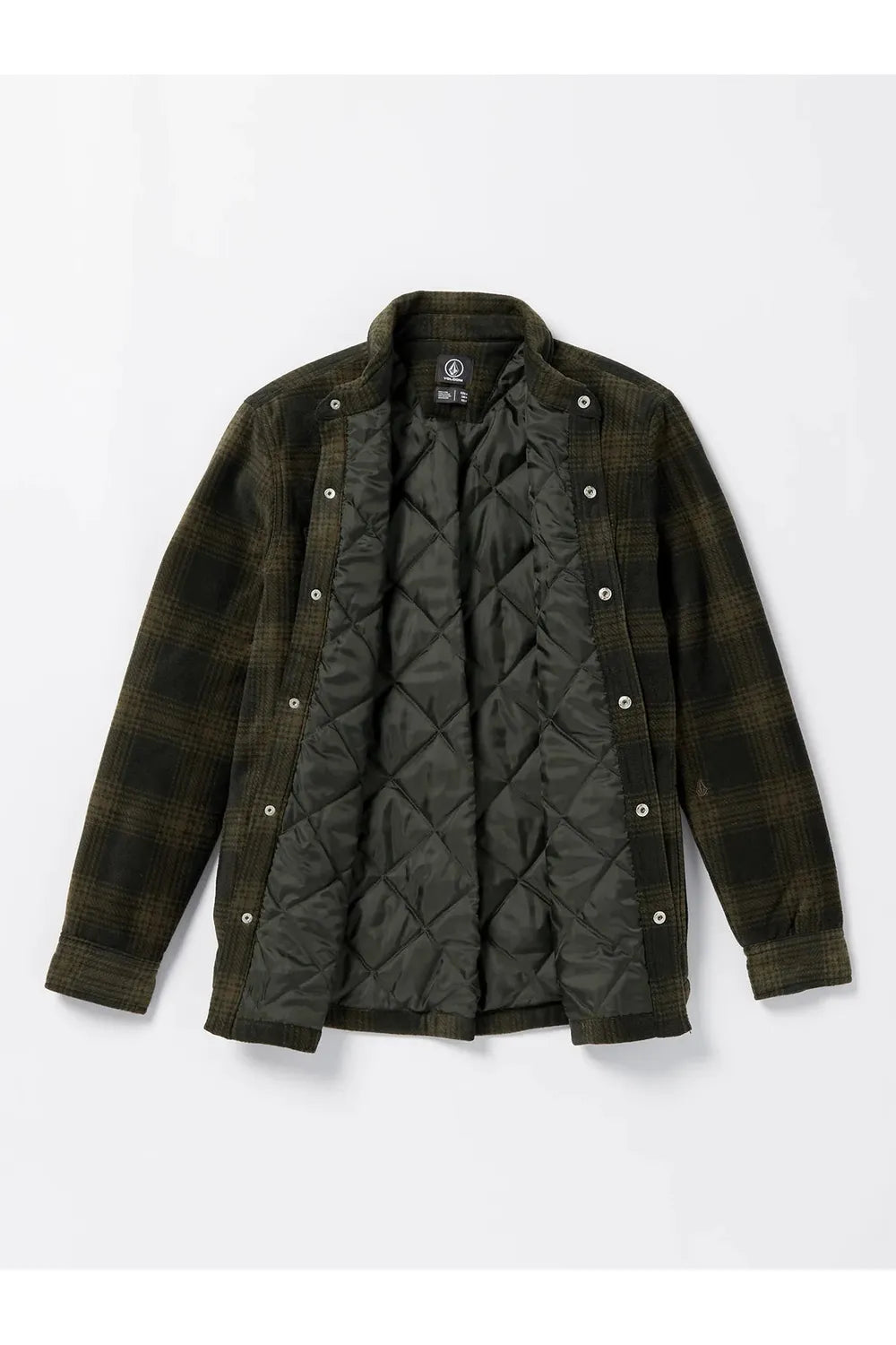 Volcom Bowered Fleece Long Sleeve Shirt Bison