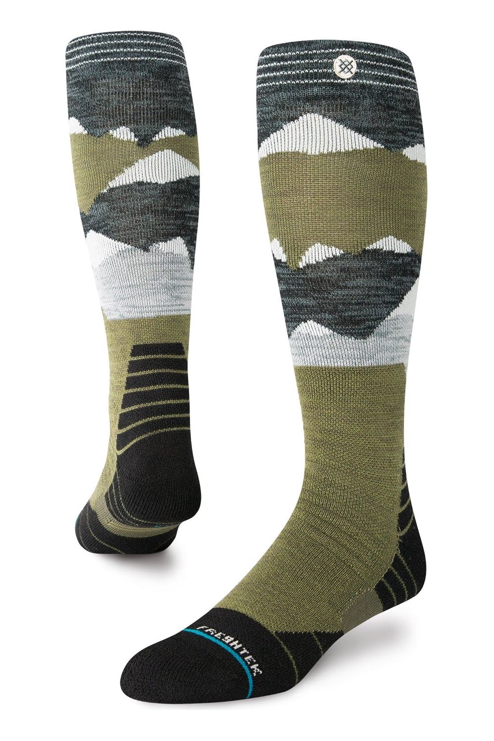 Stance Lonely Peaks snow Socks Teal