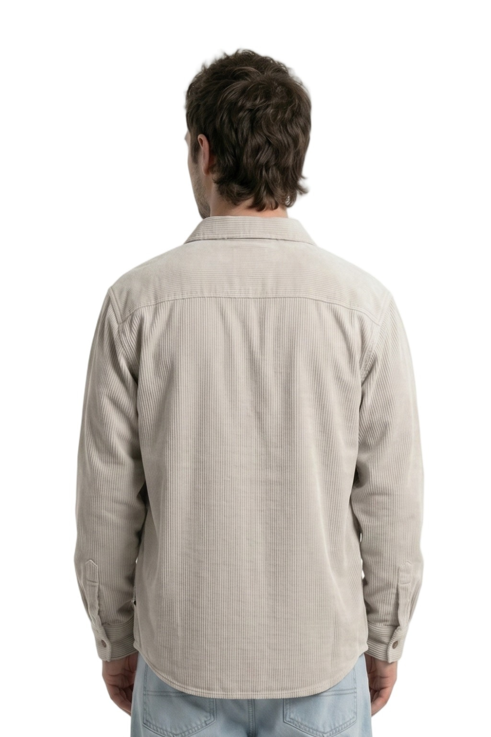 BamBooBay Chill Cord Mens Shirt Marshmallow