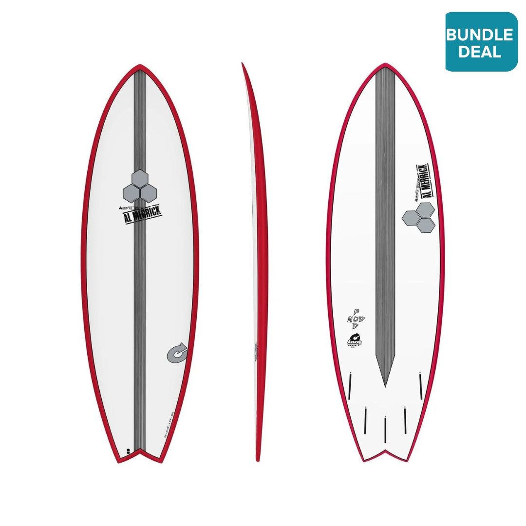 Torq Pod Mod X-Lite Channel Islands Red Surfboard